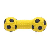 Pet Toy - Christmas Gingerbread Man Latex Chewable Squeaky Dog Sound Toy - A Great Stress Reliever Boy beige