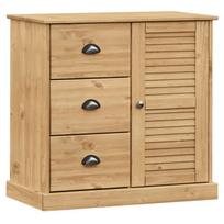 VIGO Sideboard with Drawers 78 x 40 x 75 cm Solid Pine Wood