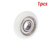 10/5/1Pcs 608 ZZ POM Nylon Round Type Roller Wheel POM Wrapped 608ZZ Bearing Pulley Plastic Wheel 8*30*8.5mm