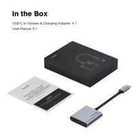 RayNeo USB-C Adapter for RayNeo Air 4 PRO/Air 3S, Air 2S, Supports 4K@60Hz Video Output, 100W Charging, Works for iPhone USB-C P USB-C Adapter white