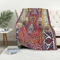 Raidėtas sofos pledas keliams šiltas žiemos lovos užtiesalas metamas pledas Dekoras boho šiltas vilnos Šiaurės senovinis Marokiečių minkštas ir plaukuotas 40x50in beige