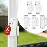5 vnt./10 vnt. Belaidis durų ir langų jutiklis-signalizacija 95 dB Apsauga nuo vagysčių 433 MHz Magnetinis durų kontaktinis detektorius namų saugumui 10pcs door sensor United