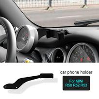 AMBERMILE Car Steering Wheel Mobile Phone Holder for Mini Cooper R50 R52 R53 Accessories Auto Interior Decoration Mount Phone Holder B black