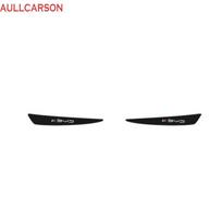For BYD Atto 3 EV 2022 2023 Car Door Sill Leather Stickers Protection Plate Carbon Fiber Threshold Strip Taildoor Tailgate out 1pcs white