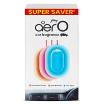 Godrej Aer O Hanging Car Air Freshener Assorted Pack of 1 22.5g Gel Long Lasting Fragrance 3pcs blue