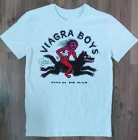 Vtg Viagra Boys Band Gift For Fans Cotton Full Size Unisex White Shirt CM112 S gray