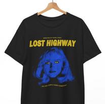 Lost Highway David Lynch T-Shirt Mystery Man Neo-Noir Horror , Horror Unisex tee M black