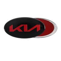 61MM 3D Aluminum Emblem Car Steering Wheel Badge Sticker For New KIA GT K STINGER Sportage Niro Rio Ceed Cerato Soul Sorento KX5 rmvl70 white