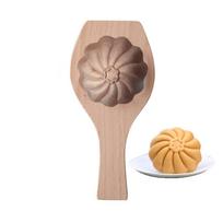Rankinis virtų bandelių formelis, gilus virtos duonos formelis, kūrybiškas medinis Baozi formelis, konditerija S-Ruffled Edge