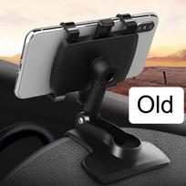New 360 Degrees Car Phone Holder Universal Smartphone Stands Car Rack Dashboard Support for Auto Grip Mobile Phone Fixed Old gray