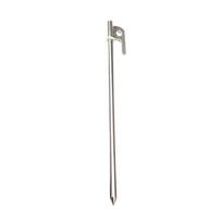 Outdoor Campings Stake Stainless steels Tent Stake Luminously Campings Anchors Peg for Canopies, Campings, Hikings, Beach 1 gray