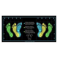 31.5  X 13.78  Non-Slip Squat Mat with Foot Position, Noiseless Pro-Grade Exercise Mat for Squats, Leg and Lunges,  for Home Fitness blue