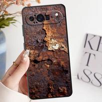 Phone Case for Google Pixel 10 9 Pro XL 8a 6a 9a 7a 6 7 8 Pro Soft Cover Design A Pattern Imitating Iron Rust Google Pixel 7a black