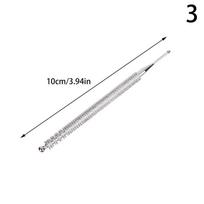1Pcs Acupuncture Point Probe Stainless Steel Auricular Point Pen Beauty Ear Reflex Zone Massage Needle Detection Health Care as the picture white