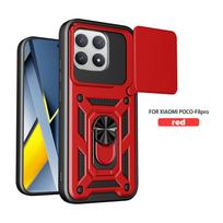 For Xiaomi Poco F8 Pro 5G Case Slide Lens Camera Armor Phone Cases For Poco F8 F 8 8F Pro PocoF8 Magnetic Ring Holder Cover For Poco F8 Pro 5G