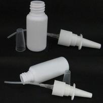 AT19-10Pcs 10Ml Spray Bottle Refillable Plastic Mist Nose Nasal Sprayer balta