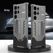 Heat Dissipation Metal Case For Samsung Galaxy S24Ultra S25Ultra Aluminum Alloy Phone Cover For Galaxy S25 Ultra gray