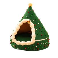 Christmas Bed with Tent House Design, Cozy Winter All- Indoor One Size