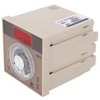 BERM Digital Display Temperature Controller Adjuster Thermostat with Knob BEM 96VD beige