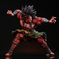 28cm Dragon Ball Broli Super Saiyan 4 Preparation Posture Anime Figure Model Statue Collection Desktop Decoration Ornament Toys 28cm brown