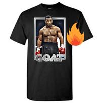 Mike Tyson Boxing Goat T-Shirt New 100% Cotton Short Sleeve O-Neck T-shirt Casual Mens Top - Men's Summer Cotton Graphic Tee S įvairiaspalvis