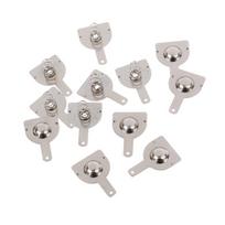 100Pcs 18650 Positive And Negative Single Contact Spring Plate 50Pairs 16X18.5Mm gray