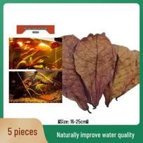 Olive Leaf Betta Fish Tank pH Regulator - No-Boil Acid Reducer for Aquariums brown