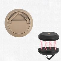 Camping Tent Magnetic Hooks, Strong Cruise Canopy Light Holder, Suspension Suction Cups Hooks For Car, Hanging, Office, Garage, Grill Khaki color #1