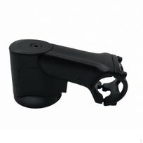 Bike Stem with Internal Cable Routing Matte Black Aluminum Alloy Sleek Hardware for 80MM black