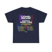 Lionel Richie Earth, Wind & Fire Sing A Song All Night Tour 2026 T-Shirt M blue