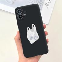 For Nothing Phone 1 Case A063 Cute Fashion Cartoon Cover 6.55'' Soft Silicone TPU Phone Case For Nothing Phone One Phone1 Fundas Nothing Phone 1 pink