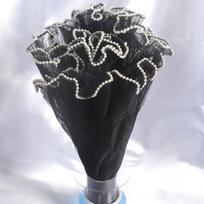 Pearl Lace Flower Wrapping Cloth Wave Yarn Handmade Bouquet Gift Packaging Paper Florist Romomatic Roll Flower Bouquet Wrapping