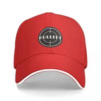 Mustang Bullitt Unisex Caps Outdoor Trucker Baseball Cap Snapback Breathable Hat Customizable Polychromatic Hats As shown blue