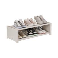Simple Black And White Shoe Rack Dust Proof Storage Tool For Student Dormitory Bed Bottom Storage Rack Shoe Cabinet gray