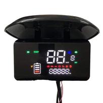Black E-Bike Electric Approx 26Cm Ebike LCD Display Ebike Display Brand New High Quality High-quality Materials with windshield black