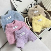 Autumn Pet Fleece Teddy Bichon Small Dog Cat Yorkshire Pomeranian Poodle Dog Clothes Autumn S back length 25cm (recommended 3-4 pounds) gray