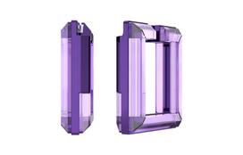 Swarovski Lucent apvalūs auskarai moterims violetiniai 5623550 Purple|F pink