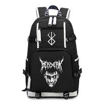 Anime Berserk Printed Teenager Laptop Backpack Men Canvas School Bag High Quality Student Backpack Usb Charge Fashion Schoolbag