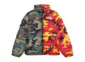 Supreme The North Face Split Nuptse striukė Camo L black