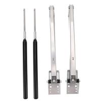 2PCS Greenhouse Vent Opener Aluminum Alloy Solar Automatic Greenhouse Window Opener for Farm white
