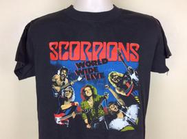 Rare Scorpions Band Shirt Tee Unisex Cotton S-5XL FL0393 XXL blue