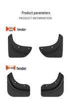 Tesla Model Y/3 Refresh Mudguards: Punch-Free TPE Front & Rear Wheel Mudflaps Model Y Refreshed black
