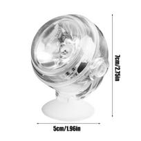 Aquarium Spotlight 180 Degree Rotating Fish Lamp Super Bright LED Lamp Beads Strong Suction Cup Submersible Fish Lamp For