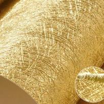 3D Stereoscopic Relief Gold Foil Wallpaper For Living Room Bedroom Ceiling Luxury Gold Silver Glitter Wallpaper Wall Covering (as the picture,5.3㎡) yellow