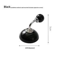 Creative Ceramic Coat Hook And Storage Rack balta