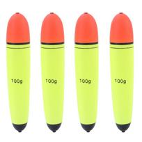 4pcs 10g-120g Foam Fishing Float Floating Buoyancy EVA Elastic Boya Fishing Float Rock Fishing Bobber Flotador Peche Boia Tac Practical Use yellow