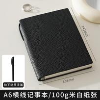 Small Portable A6 Pocket Notebook Journal Planner Business Simple Diary Agenda PU PVC 100gsm Loose-leaf Spiral A5 A4 Included (as the picture,14.2*10.8cm&A6) pink