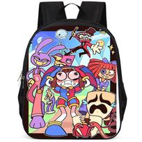 The Amazing Digital Circus 15-Inch Backpack The Amazing Digtalcircus Large-Capacity Student Backpack purple