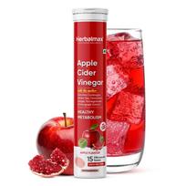 Herbalmax Apple Cider Vinegar With The Mother Effervescent Tablets, Vitamin B6 & B12 | Sugar-Free & Gluten-Free ACV Tablets For Weight Loss | Sup