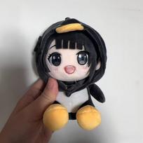 15cm Gugu Gaga Mielas pliušinis žaislas Pingvinas Arknights Endfield Administratorius Gugugaga Pliušinis Žaidimo aksesuaras Pliušinis žaislas Dovana black